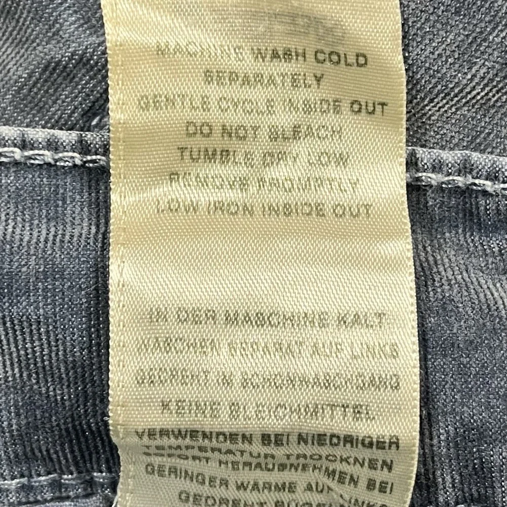 True Religion Ricky Relaxed Straight Corduroys Mens 33, Fits 34x33 Fade Whiskers